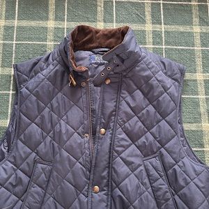 Navy blue mens Ralph Polo vest